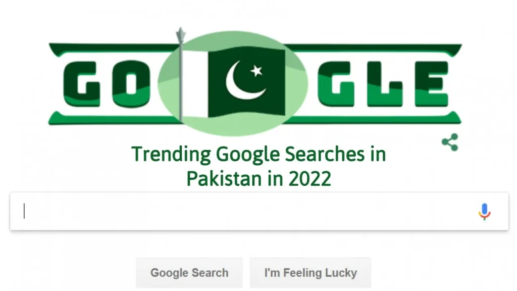 Trending Google Searches in Pakistan in 2022
